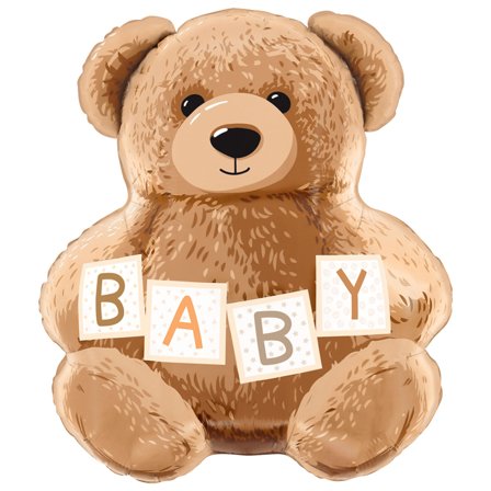 Folieballong Sittende Bamse