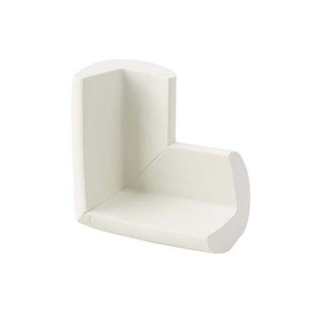 4 stk. Skrivebordhjørnebeskyttere for møbler, hjørnebeskyttere for skap, hjørnebeskyttere for salongbord, skrivebord, hjørnebeskyttere, hvite, 5 cm