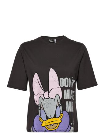 Onldisney Life Boxy S/S Duck Top Box Jrs Black ONLY