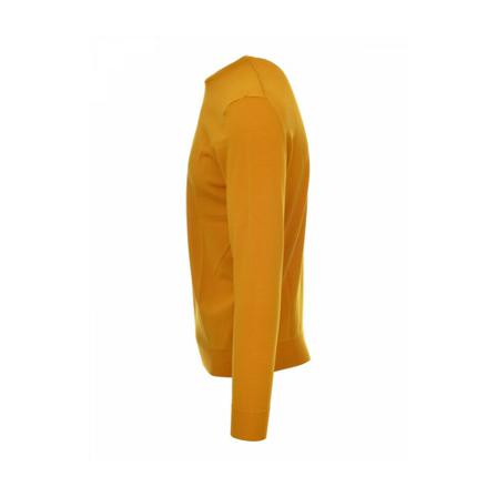 Drumohr, Round-neck Knitwear Geel, Heren, Maat:S,elastisch
