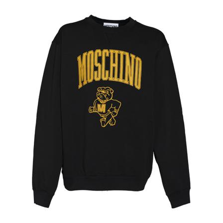 Moschino, Sweatshirts Czarny, Mężczyzna, Rozmiar: S