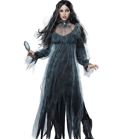 Halloween ny skummel spøkelsesbrud zombie kostyme spilldrakt bar