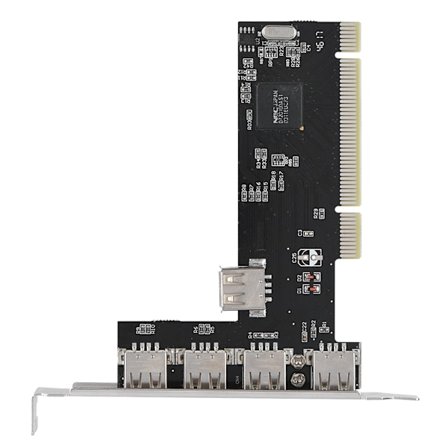 480 Mbps højhastigheds T-type PCI til USB-udvidelseskortmodul-adapter 5 x USB 2.0-port