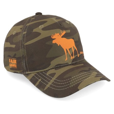 MJM Hats - Camo adjustable Czapka Z Daszkiem - Hunting Cap Camo Brown Moose Adjustable @ Hatstore