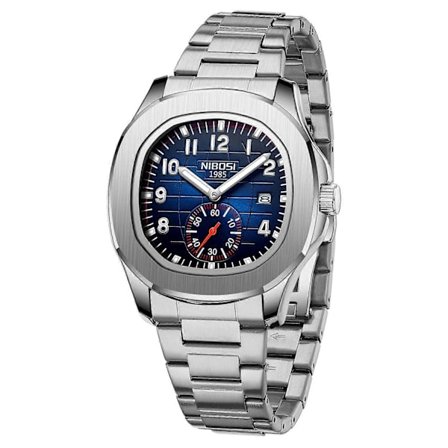 NIBOSI 2653 Stilfuldt Sports Herre Armbåndsur Lysende Kalender Quartz Ur (LGL)