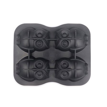 3D isterningforme, stor isterningbakke laver søde isforme, sikker silikone stor isterning til cocktails, juice, fryseforme