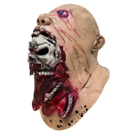 Halloween-naamio, ruumiinsy j pallo Charlie, kauhu lateksi naamio, esitysrekvisiitta, hauska ja pelottava p asu 1