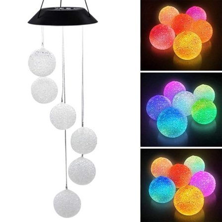 Vindspel sol trädgårdsbelysning sol