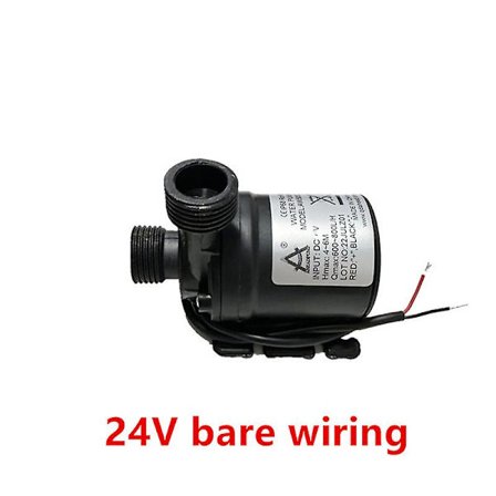 Vattenpump 12v Dc 24v Mini Mässing Snabbkoppling Borstlös Värmare Solvarmvattenpumpar 1/2 " Akvariepumpen