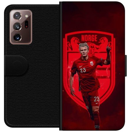 Kompatibelt Lommeboketui til Samsung Galaxy Note20 Ultra Erling Haaland Manchester City Norge fotball målmaskin angriper sterk fysikk fart og kliniske
