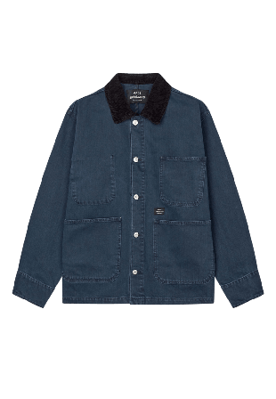 Mads Nørgaard Soil Denim Chore Jacket Jackor Herr Blå M