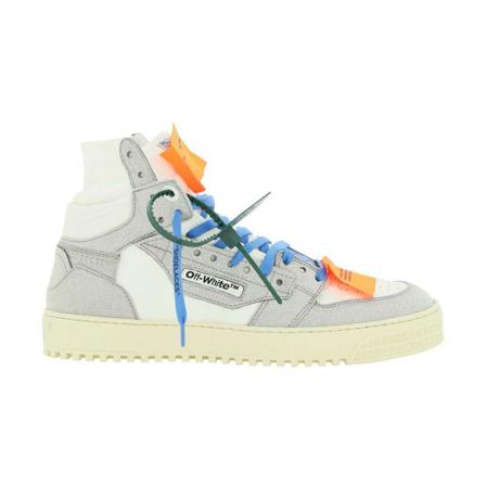 Off White, Sneakers Grijs, Heren, Maat:M,leer,Patches
