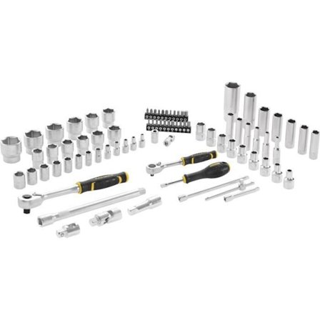 STANLEY FATMAX ¼ '' + ½ '' SOCKET SET - 81 PCS SET - FATMAX