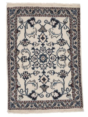 58X84 Tapis Naïn D'orient Noir/Beige (Laine, Perse) Carpetvista