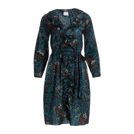 Max Mara, Summer Dresses Blauw, Dames, Maat:L,Katoen