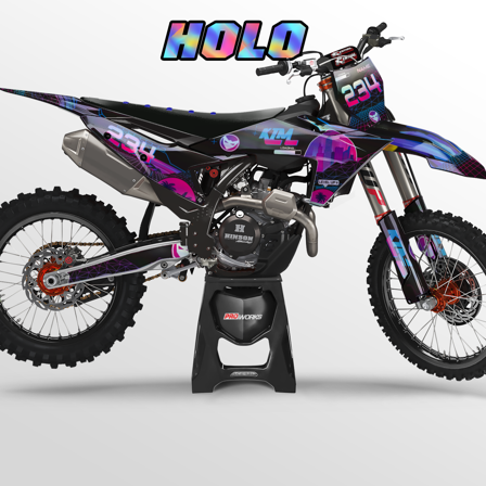 Kustomoitu Tarrasarja 24MX Holo Synth - KTM 530 EXC-R 2008-2011