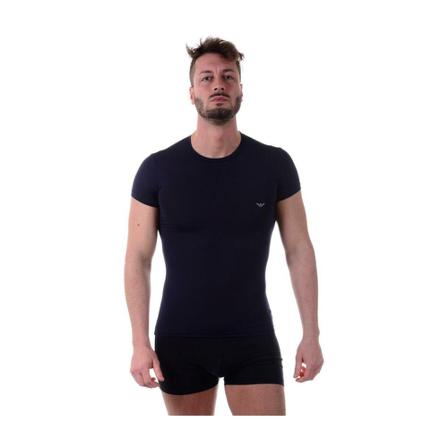 Emporio Armani, T-Shirts Blauw, Heren, Maat:M
