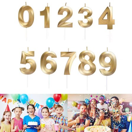 RY-Födelsedagsljus Nummer Tårtdekoration Grattis på födelsedagen Tårtljus Dekoration för Barn Vuxna och Äldre