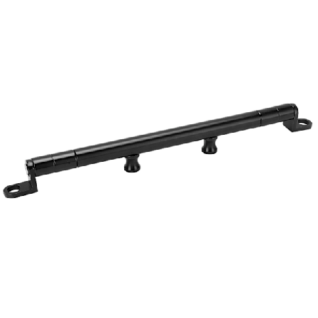 Motorcykel Multifunktionel Udvidelsesstativ Aluminium Legering Universal til Højttaler Stopur Montering Sort