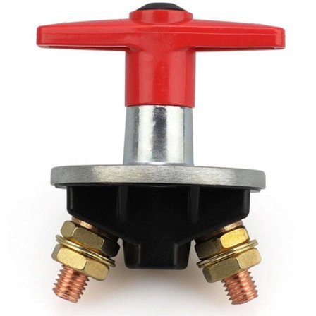 12V 300A Batteri Afbryderkontakt med Nøgler - Kompatibel med Biler, Lastbiler, Både