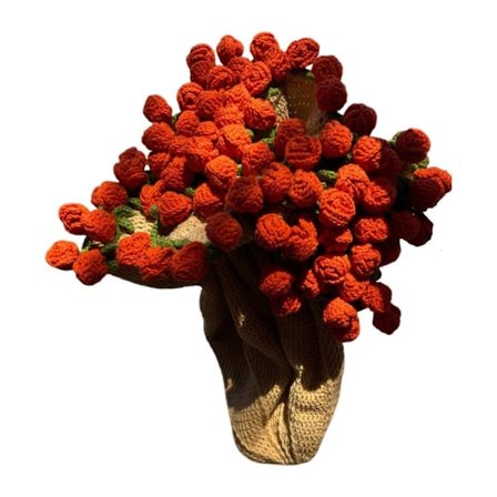 Bouquet Tæppe Hæklesæt Hæklestartersæt til Bouquet Gave Håndværk Håndlavet DIY Håndværk Strikkesæt til Entusiaster Voksne-WELLNGS