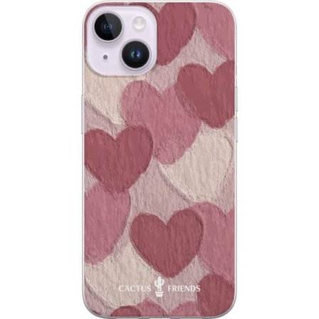 Yhteensopiva Puhelinkuori Apple Apple iPhone 14 Plus Cactus and Friends - Blush Paper Hearts