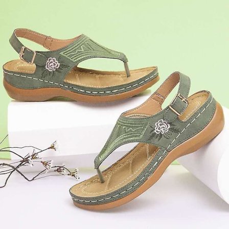 Damsandaler Dam med clips-tåkilar ( set 1)