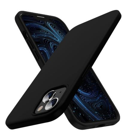 Liquid Silicone Skal Iphone 13 Mini - Svart Svart