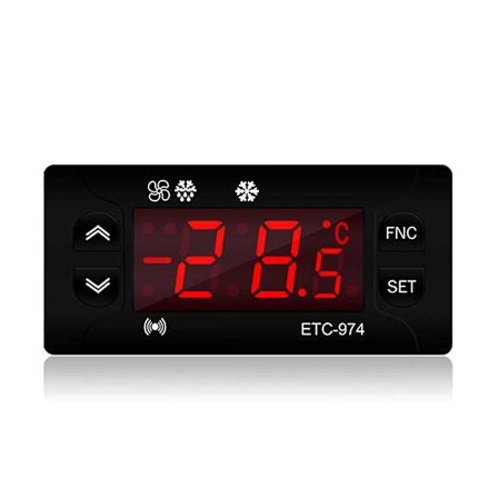 ETC-974 Mini Temperaturregulator Kjøleskap Termostat Regulator