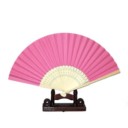 Solfjäder - Rosenröd [M] - Enfärgad i papper