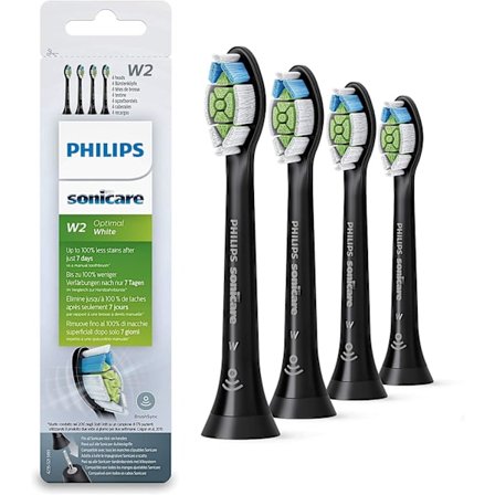 4 erstatningsbørstehoder for Philips Sonicare W2