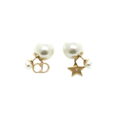 Dior Vintage - Vintage Smycken - Vit - Dam - Storlek: One Size, Dam, Storlek: ONE SIZE