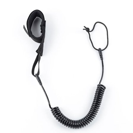 10ft Surf Leash, Coiled Paddle Leash, TPU Surfboard Leash til Stand Up Pad