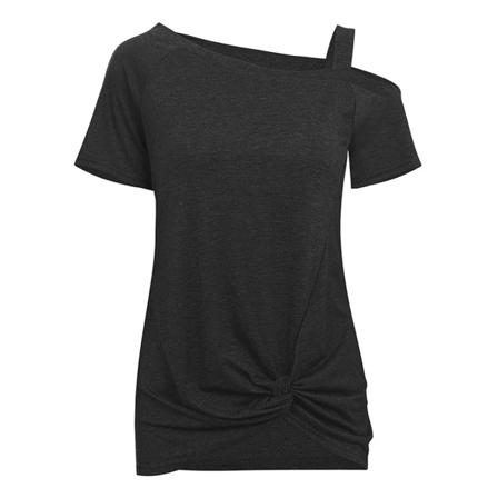 Dam T-shirt Kall Axel Kortärmad Twisted Cotton
