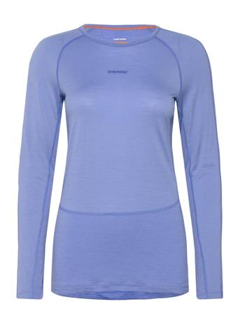 W Z Knit 200 Ls Crewe Sport Women Sport Clothing Sport Base Layers Sport Base Layer Tops Blue Icebreaker