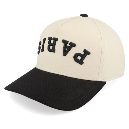 Iconic - Beige adjustable Kasket - Paris Upside Down 3d Stone/Black A-frame Adjustable @ Hatstore