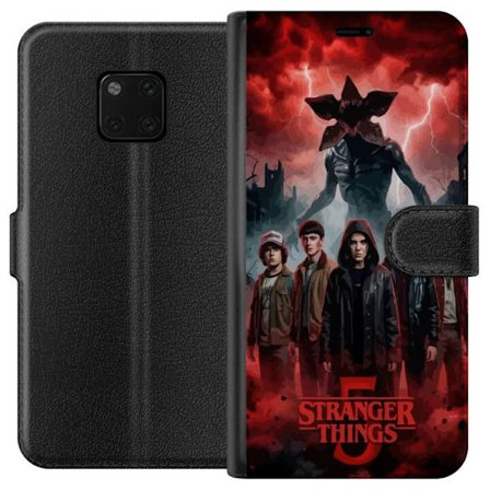 Yhteensopiva Lompakkokotelo Huawei Huawei Mate 20 Pro Pimeä Stranger Things -inspiroima fantasiakuvaus salamalla, dramaattisella taivaalla ja intensi