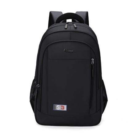 Reppu ulkoilumatkailun varhaisen lukion ja korkeakouluopiskelijoiden koululaukku Black 19 inches