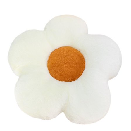 Liten Daisy Blomma Kudde Ägg Blomma Plysch Kastkudde Kudde Sov Kudde Rygg Midja Kudde Födelsedagspresent (35cm)