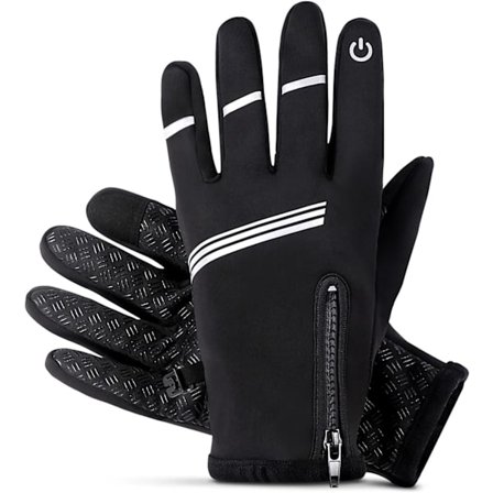 1 par extra stora cykelhandskar - Pekskärmslöparhandskar för M