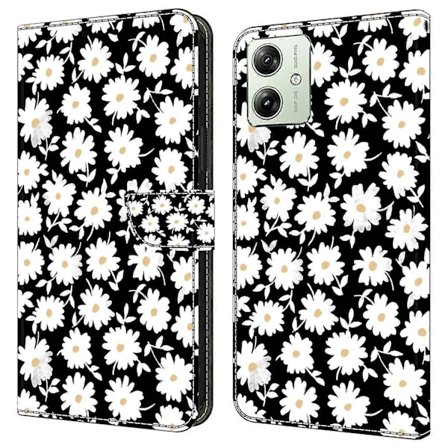 Pung Telefon Cover til Motorola Moto G54 5G Cover 3D Mønster Print Læder Flip Cover