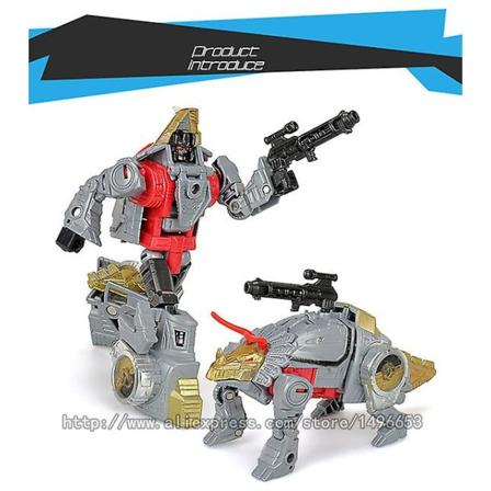 Ny ankomst G1 Ko Transformation Toys 5 i 1 Actionfigur Klassisk Dinosaur Robot Deformasjon Modell Barn Barn Gave (FMY) KBB D102