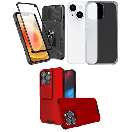 3-Pack IPhone 13 .1 Full Skal Skydd o 2 Bakskal