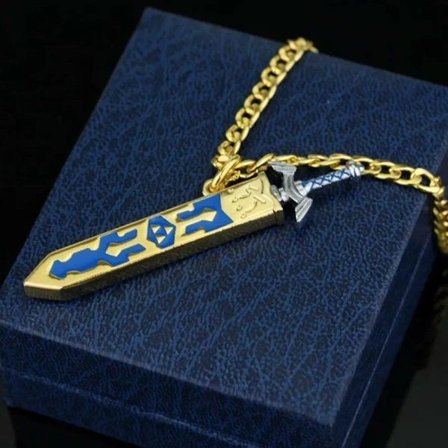 The Legend of Zelda Master Sword Halskjede Nøkkel Cosplay Anime Manga KLB