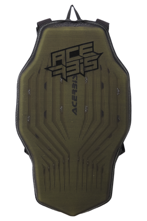 Espaldera Acerbis Blazar Negro-Amarillo S/M