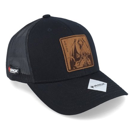Magic: The Gathering - Nicol Bolas Planeswalker Black Retro Trucker Trucker Black Cap - @ Hatstore