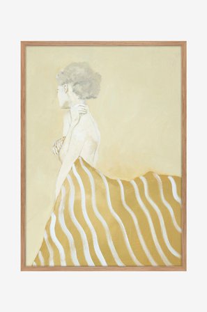 Malerifabrikken - billede Where ever you are, Eg Ramme - Gul - Billeder - Fra Homeroom