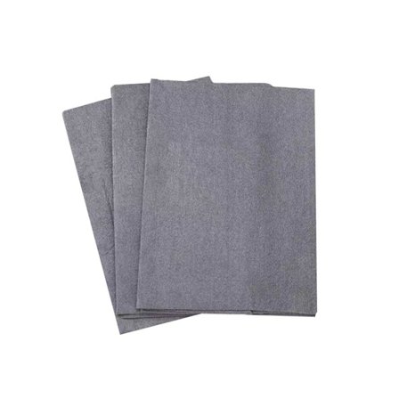 3 stk. magisk klut, glassrengjøringskluter uten merker, GRÅ 30 x 30 cm