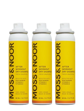 MOSS & NOOR After Workout Dry Shampoo Pocket Size Fresh Grapefruit 3 Pack - Nude - ONE SIZE