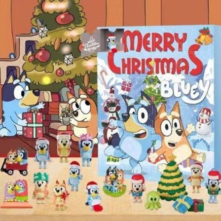 Julekalender med 24 Paw Patrol-dukker - 24-dagers nedtelling til jul - Blindboks - Julegave til barn og voksne - A